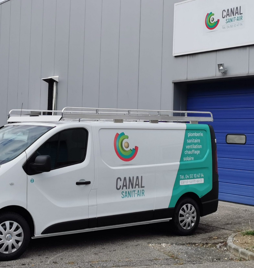 Création d'identité de marque Grenoble - Comasoi - Canal Sanit-Air